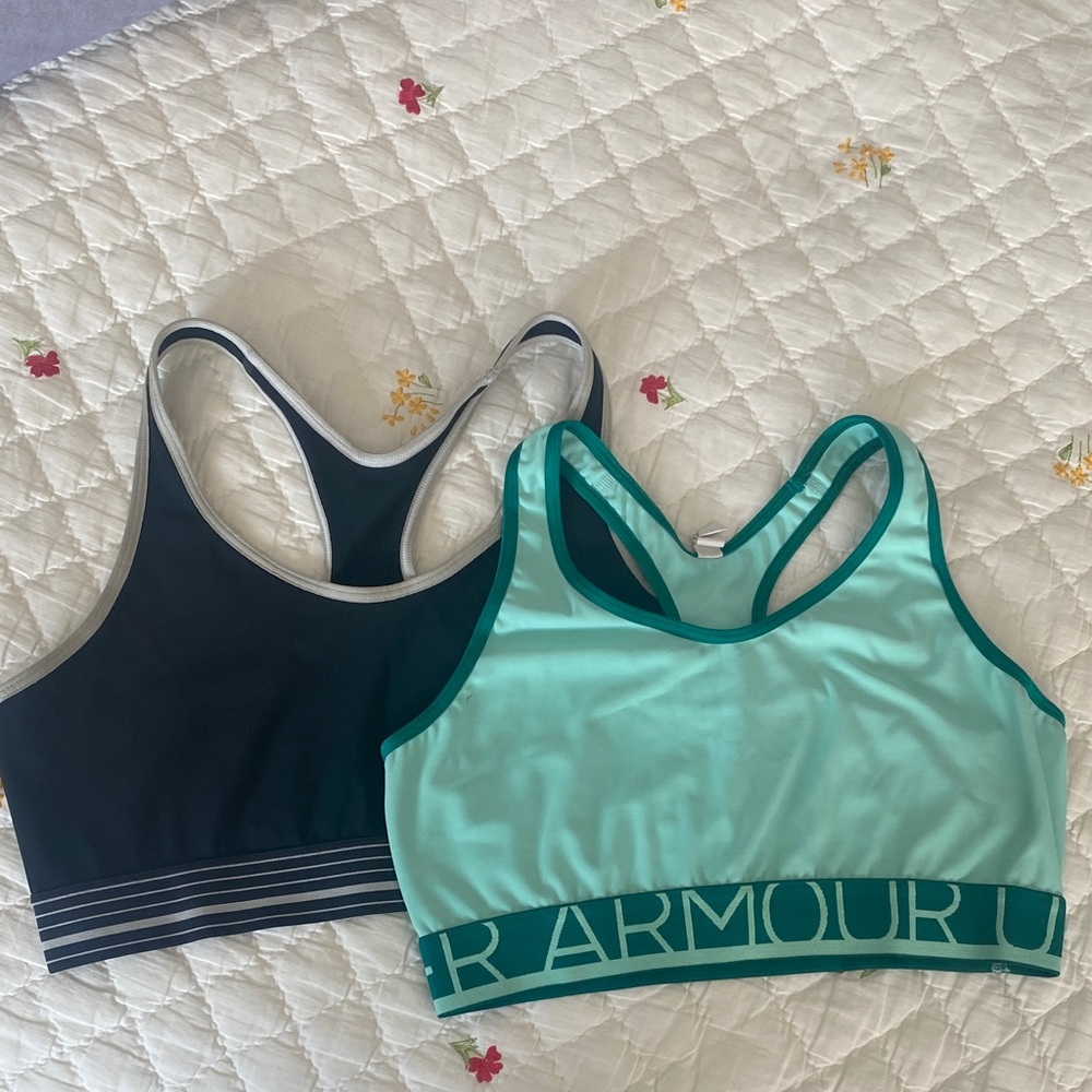 Under Armour Sports Bra Duo - Black and Teal